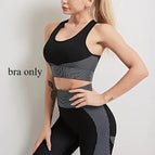 S / Grey black bra